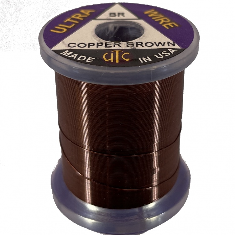Utc Ultra Wire Copper Brown Fly Tying Materials